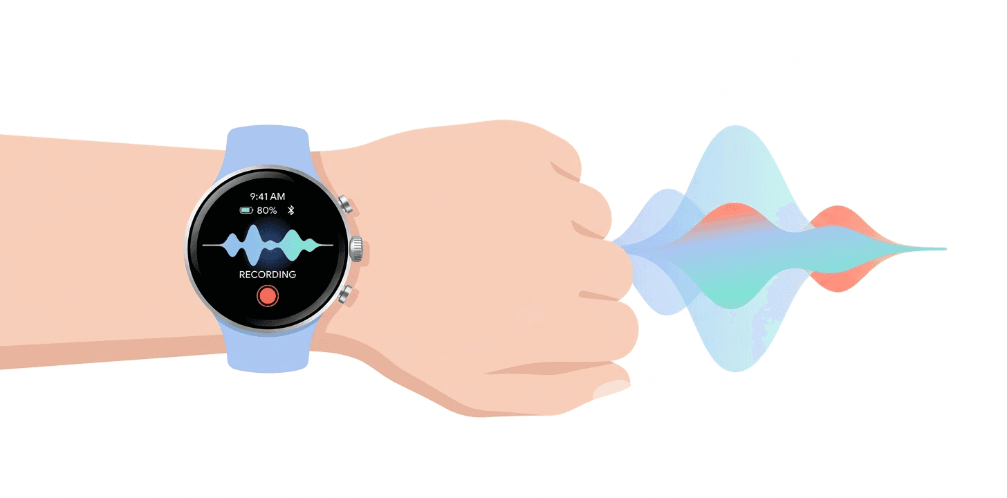 Wave Comes to Wear OS: Record From Your Watch